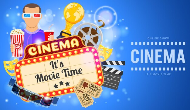 Collage representing various vibrant movie genres available on Myflixer